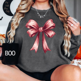 Coquette Crimson Cream Bow DTF Print