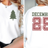 December 25 Christmas DTF Print