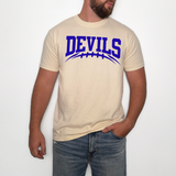 Devils Football Arched DTF Print