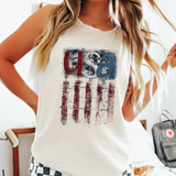 Distressed USA Flag DTF Print