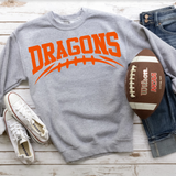 Dragons Football Arched DTF Print