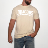 Dragons Football Arched DTF Print