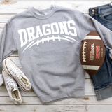 Dragons Football Arched DTF Print