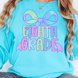 Back To School Elementary Watercolor Bow DTF Print