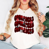 Crusaders Electric Repeat DTF Print