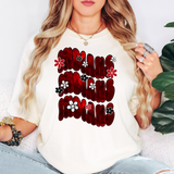 Indians Electric Repeat DTF Print