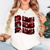 Red Hawks Electric Repeat DTF Print