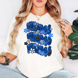 Vikings Electric Repeat DTF Print