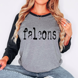 Falcons Mystery Black DTF Print
