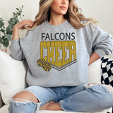 Falcons Glitter Cheer DTF Print