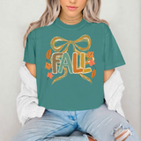 Coquette Watercolor Fall Ribbon DTF Print