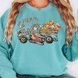 Farm Fresh Fall Truck DTF Print