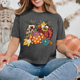 Fall Pumpkin Vignette DTF Print
