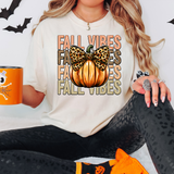 Fall vibes repeat DTF Print