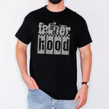 Fatherhood Retro Check DTF Print