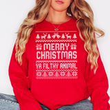 Merry Christmas Ya Filthy Animal DTF Print