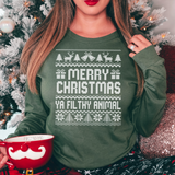 Merry Christmas Ya Filthy Animal DTF Print