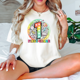 Circle Doodle Back to School 01 DTF Print
