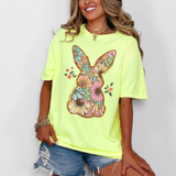 Floral Boho Bunny DTF Print