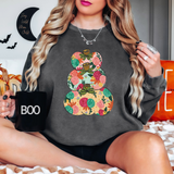 Floral Pumpkin Trio DTF Print