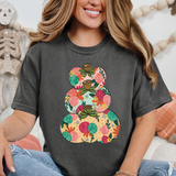 Floral Pumpkin Trio DTF Print