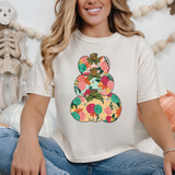 Floral Pumpkin Trio DTF Print