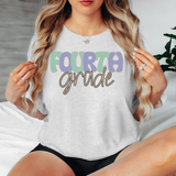 Muted Color Back To School DTF Print