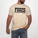 Foxes Football Arched DTF Print