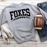 Foxes Football Arched DTF Print