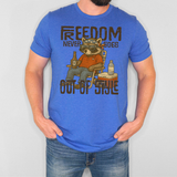 Freedom Never Goes Out Of Style Raccoon DTF Print