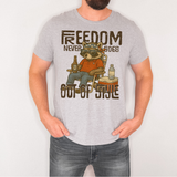 Freedom Never Goes Out Of Style Raccoon DTF Print
