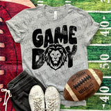 Distressed Lions Stacked Grunge DTF Print