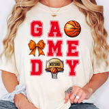 Game Day Mustangs Basketball DTF Print