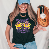 Game Day Tigers Star Glasses DTF Print