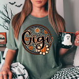 Gigi Pumpkin Circle DTF Print