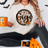 Gigi Pumpkin Circle DTF Print