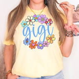 Gigi Spring Flower Circle DTF Print