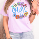 Gigi Spring Flower Circle DTF Print