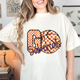 Sabercats Go Basketball Checker DTF Print