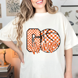 Vikings Go Basketball Checker DTF Print