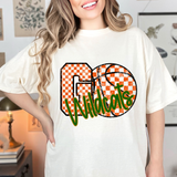 Wildcats Go Basketball Checker DTF Print