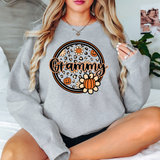 Grammy Pumpkin Circle DTF Print