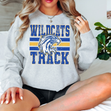 Wildcats Track Grunge DTF Print
