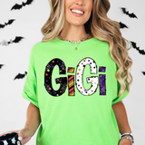 Gigi Halloween Doodle DTF Print