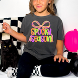 Hand Drawn Bow Spooky Season DTF Print