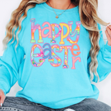 Happy Easter Word Art DTF Print