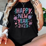 Happy New Year Doodle DTF Print