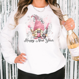 Happy New Year Gnome DTF Print