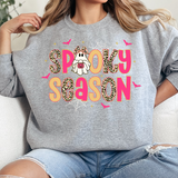 Leopard Spooky Season Ghost DTF Print