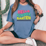 Back to School Hello Checker 03 DTF Print